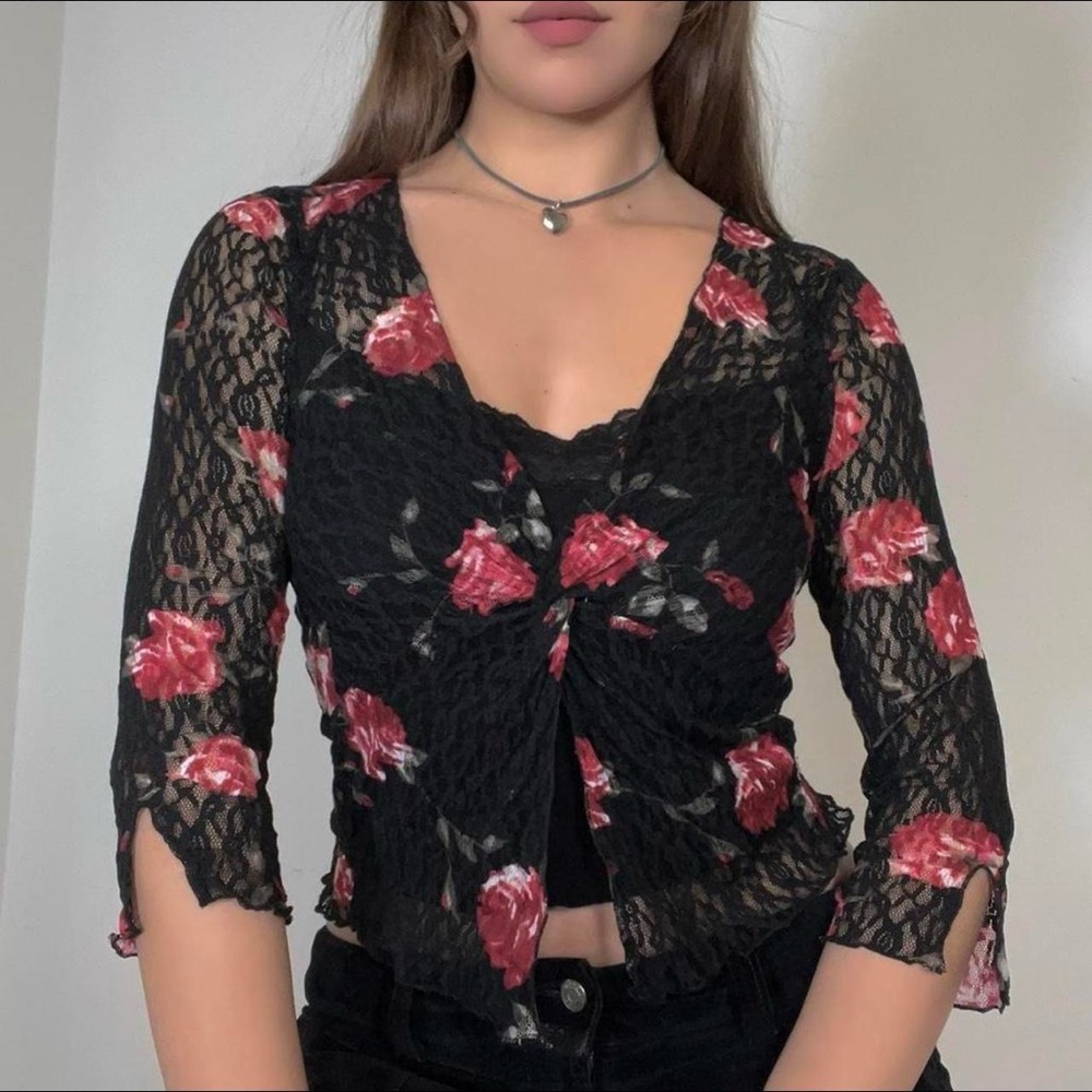 Flower Lacey Blouse